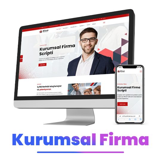 Hazır Kurumsal Firma Sitesi